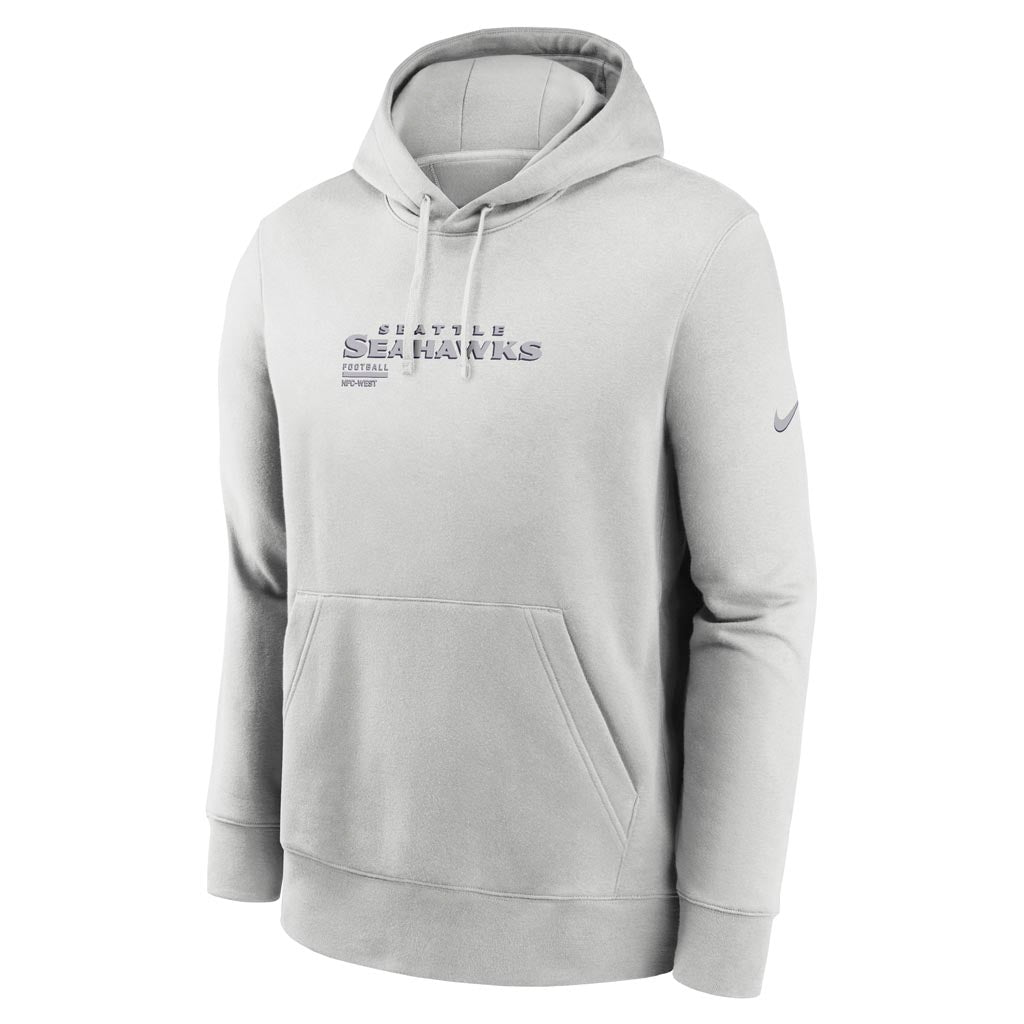 NFL Seattle Seahawks Nike HD Stack Club Pullover Hoodie - Gray