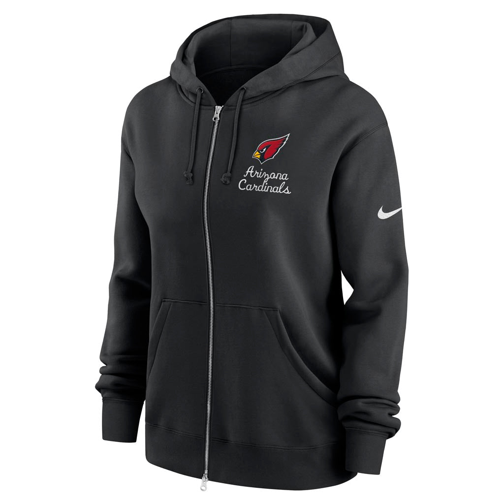 NFL Arizona Cardinals Women's Nike Rewind Phoenix Full-Zip Hoodie - Black