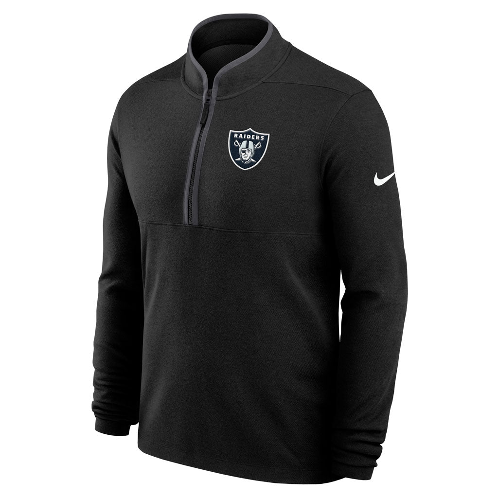 NFL Las Vegas Raiders Nike Victory Half-Zip Pullover Top - Black