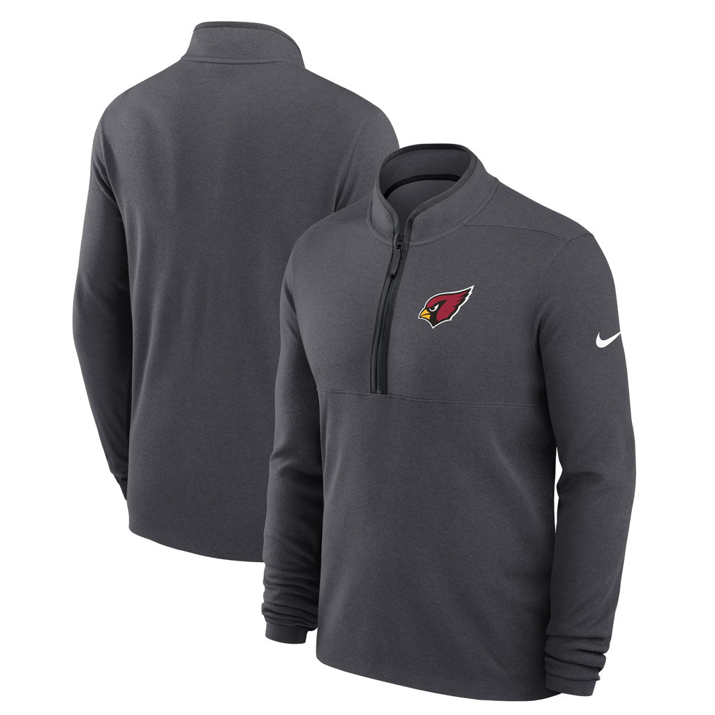 NFL Arizona Cardinals Nike Victory Half-Zip Pullover Top - Charcoal