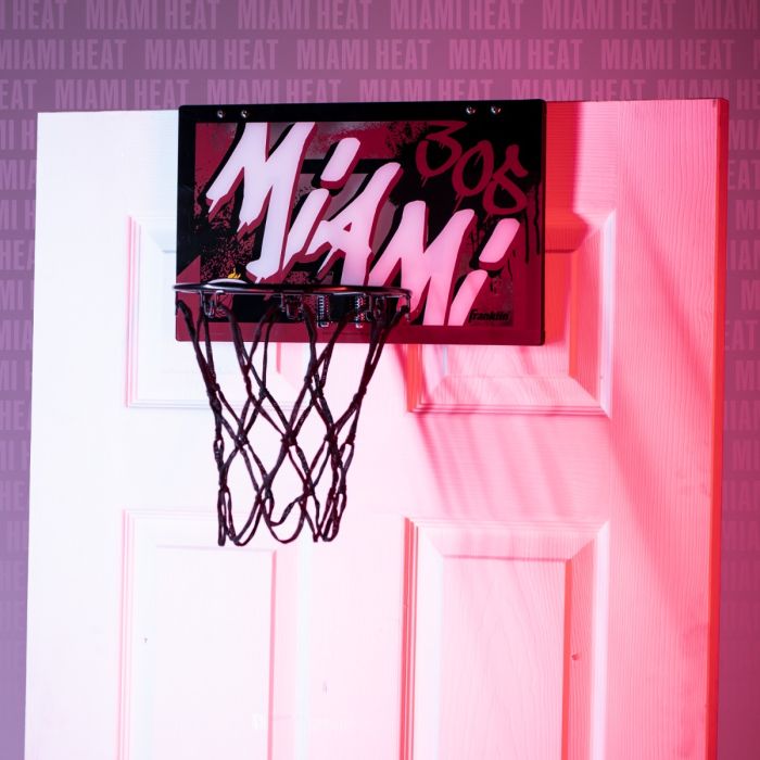 Miami HEAT Over The Door Basketball Hoop