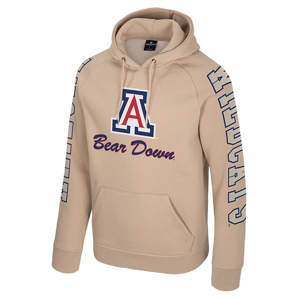 NCAA Arizona Wildcats Colosseum Big Break Hoodie - Tan