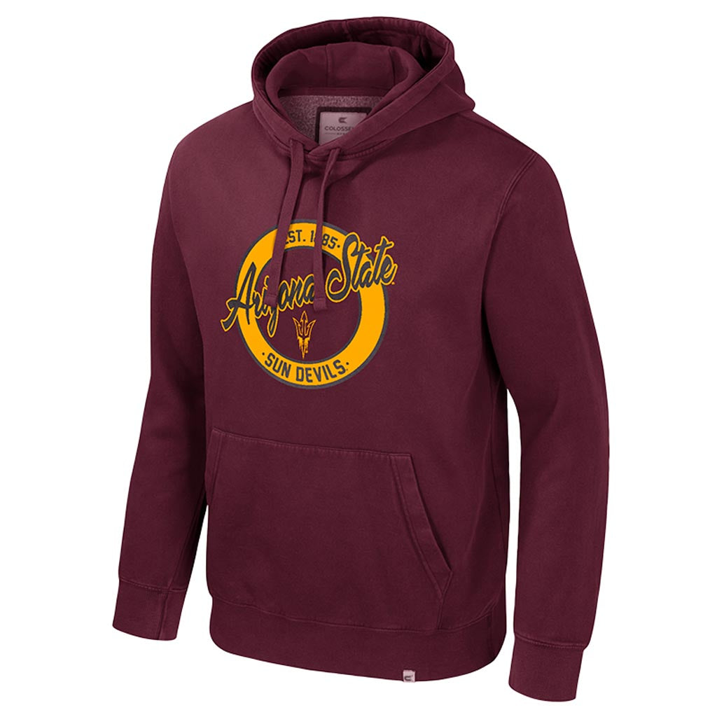 NCAA Arizona State Sun Devils Colosseum Storm of the Century Hoodie - Maroon