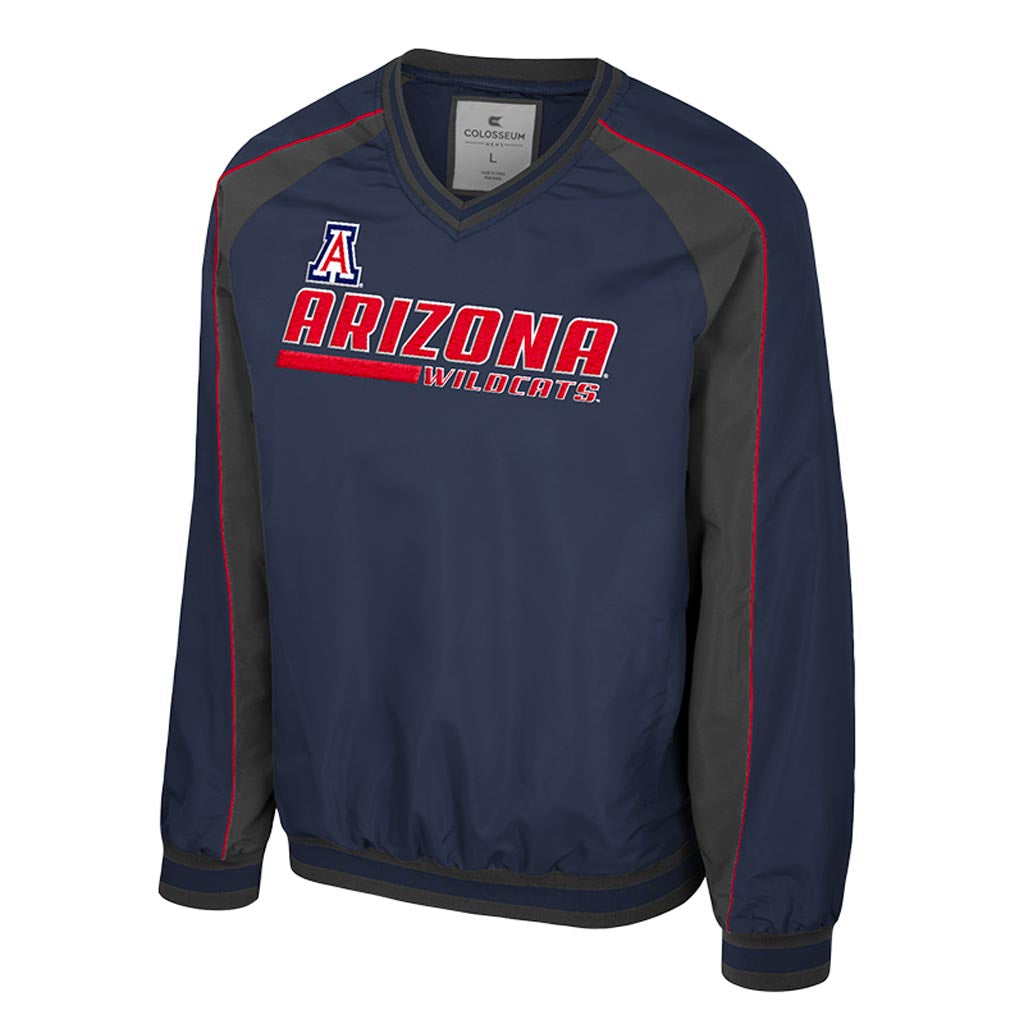 NCAA Arizona Wildcats Colosseum Goes America Coach Jacket - Navy