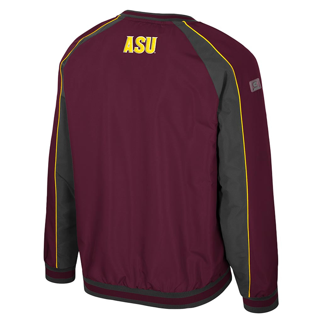 NCAA Arizona State Sun Devils Colosseum Goes America Coach Jacket - Maroon