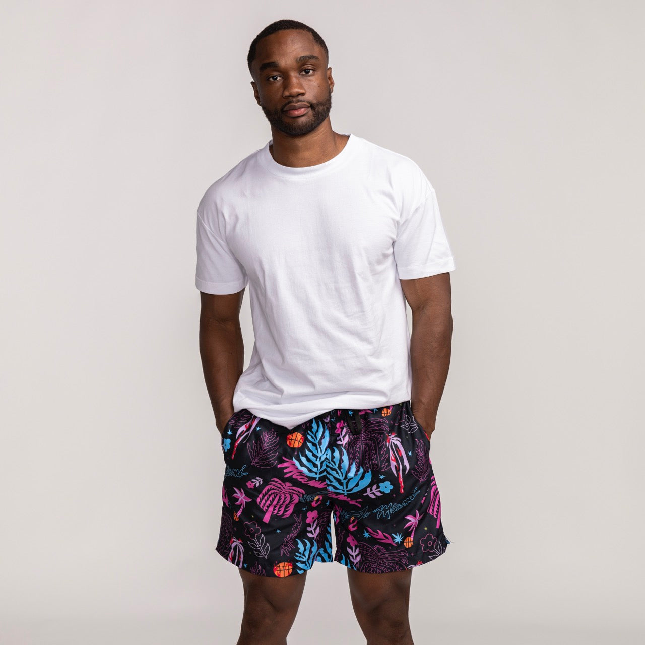 Court Culture Vice Floral Swim Trunks