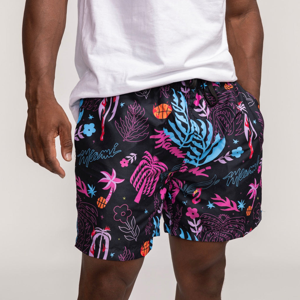 Court Culture Vice Floral Swim Trunks