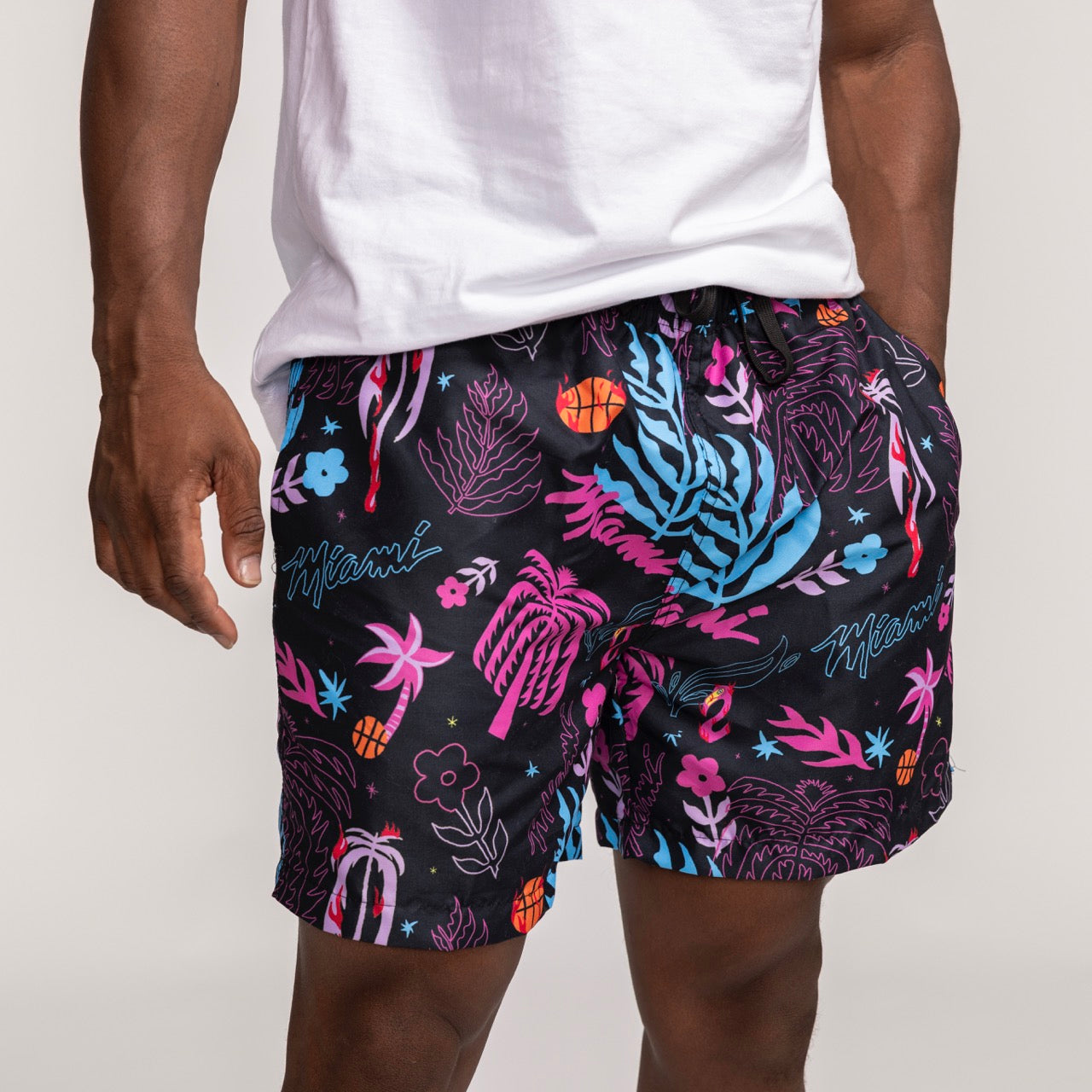 Court Culture Vice Floral Swim Trunks
