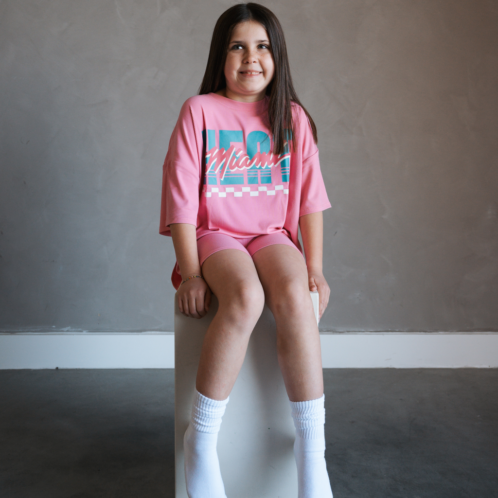 Court Culture x Everyday Leisure Miami Marquee Girl's Biker Set