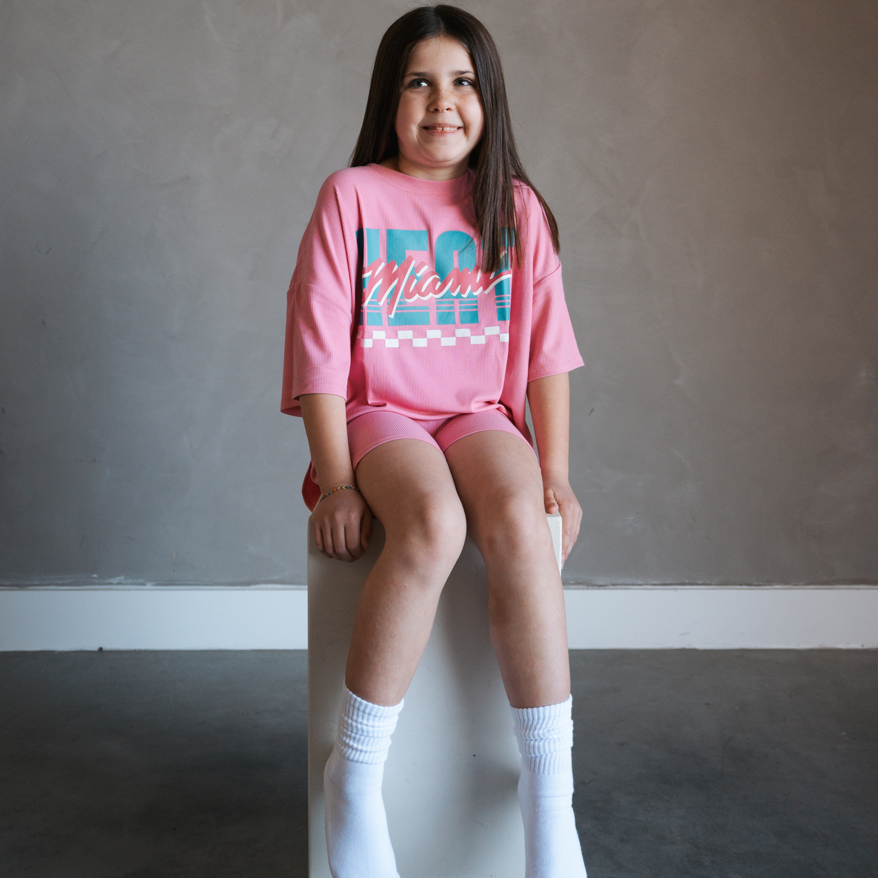 Court Culture x Everyday Leisure Miami Marquee Girl's Biker Set