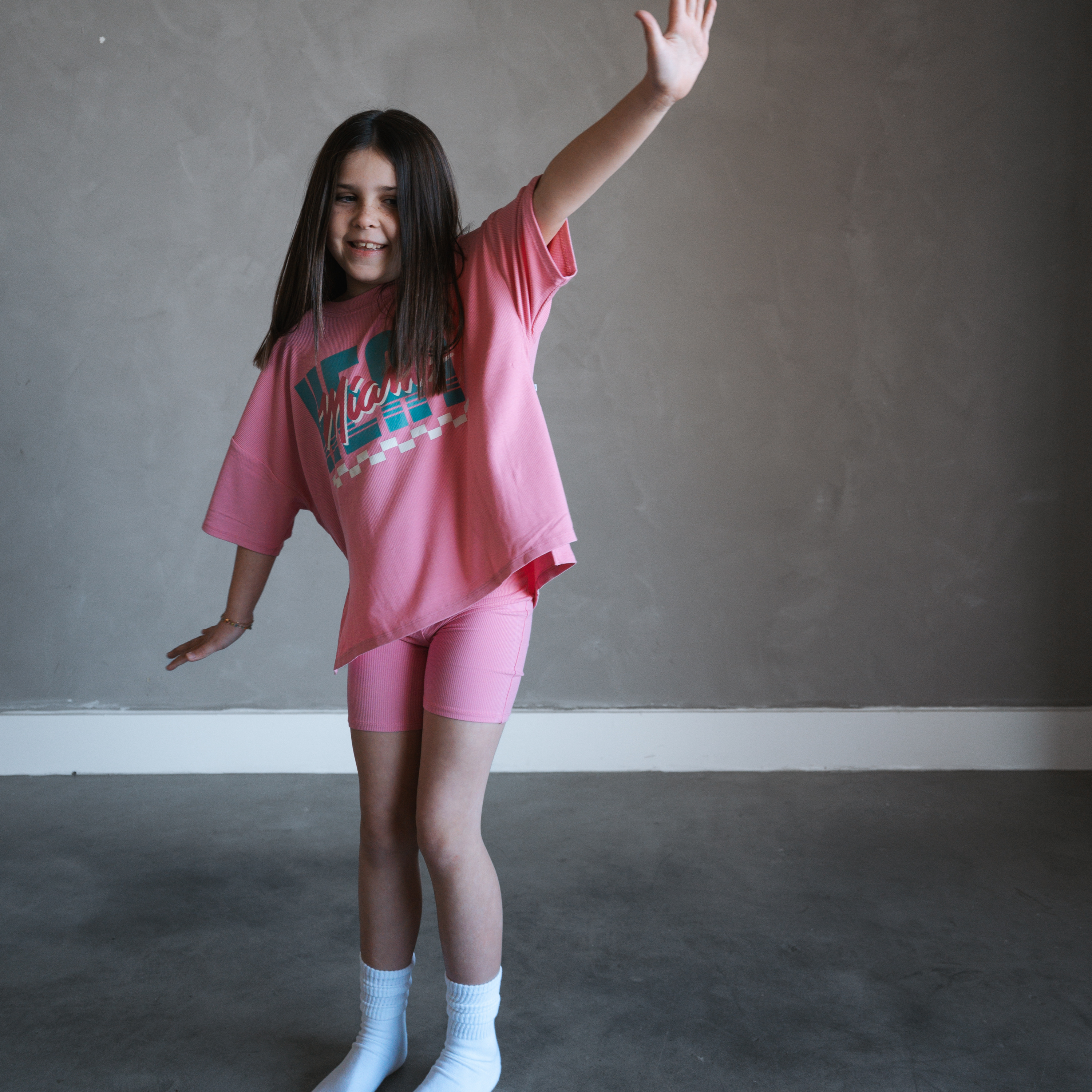 Court Culture x Everyday Leisure Miami Marquee Girl's Biker Set