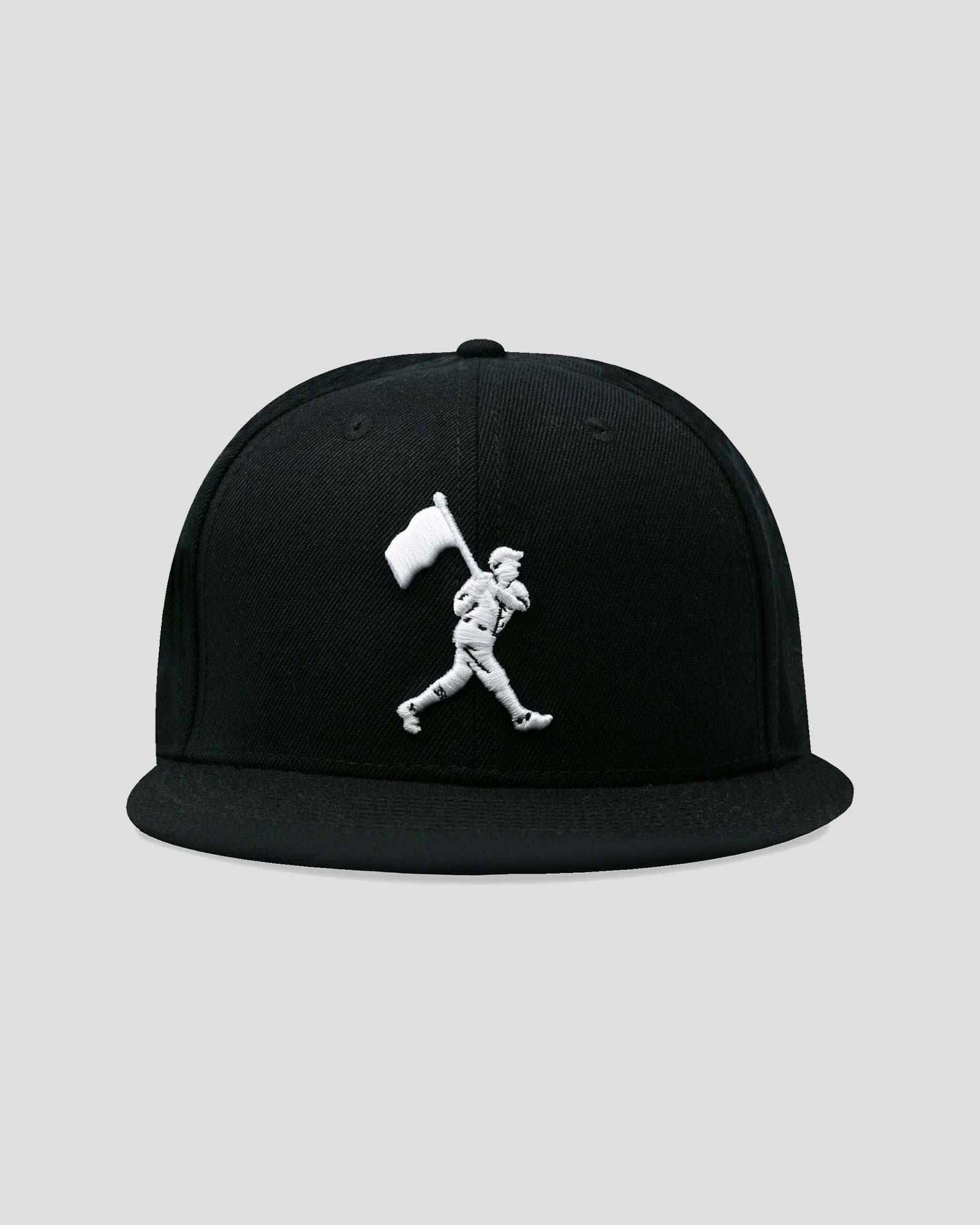 Flag Man Cap - Black and White