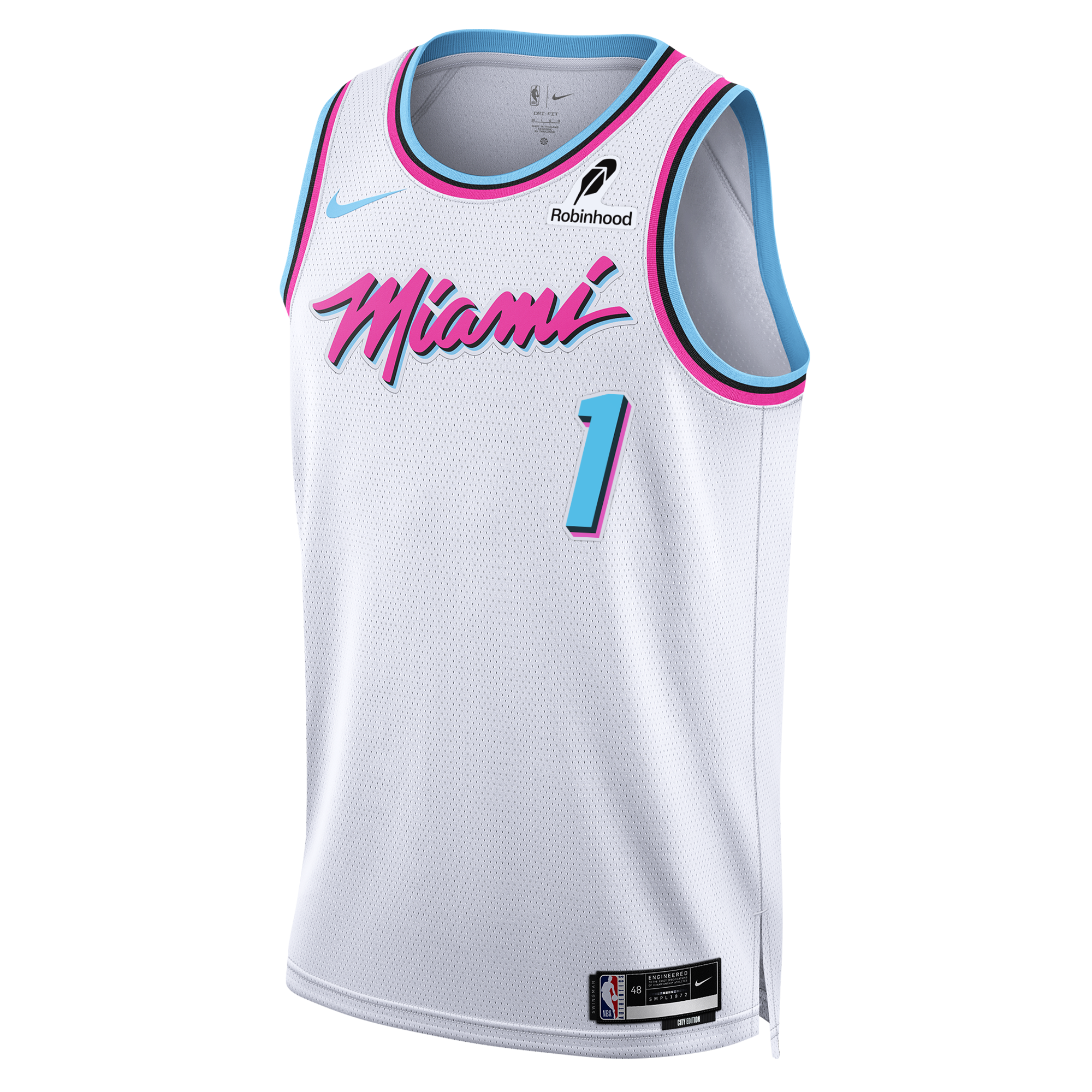#1 Mom Nike Miami HEAT Original Vice Swingman Jersey