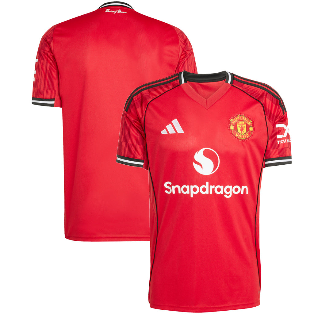 Manchester United adidas 2026 Home Replica Jersey Kit - Red