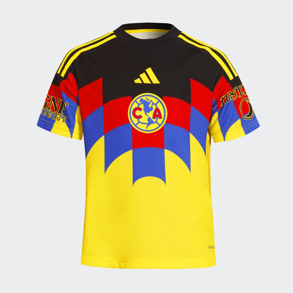 Club America Youth adidas 2025/2026 Home Stadium Jersey - Yellow