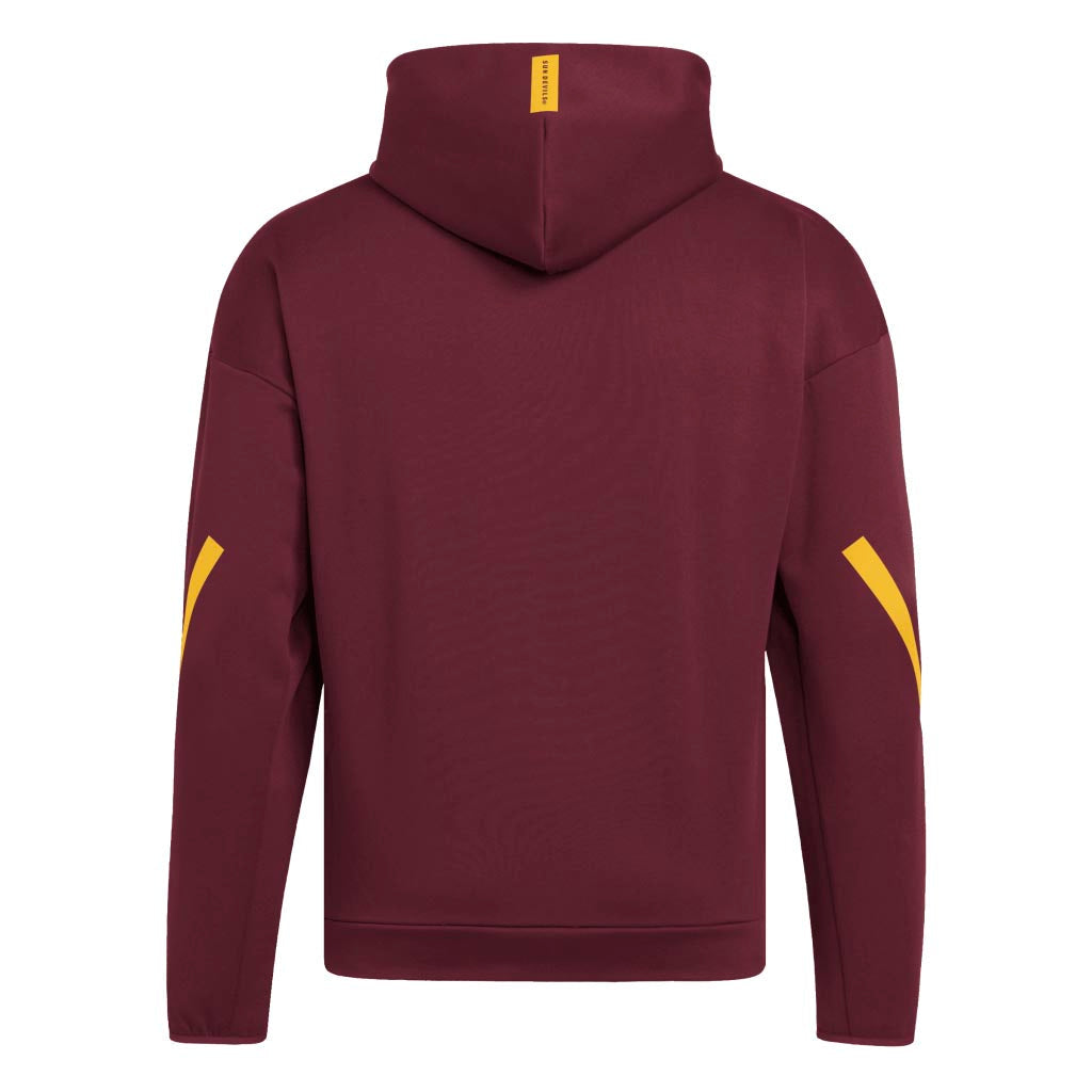 NCAA Arizona State Sun Devils adidas 2025 Fork Full Zip Hoodie - Maroon