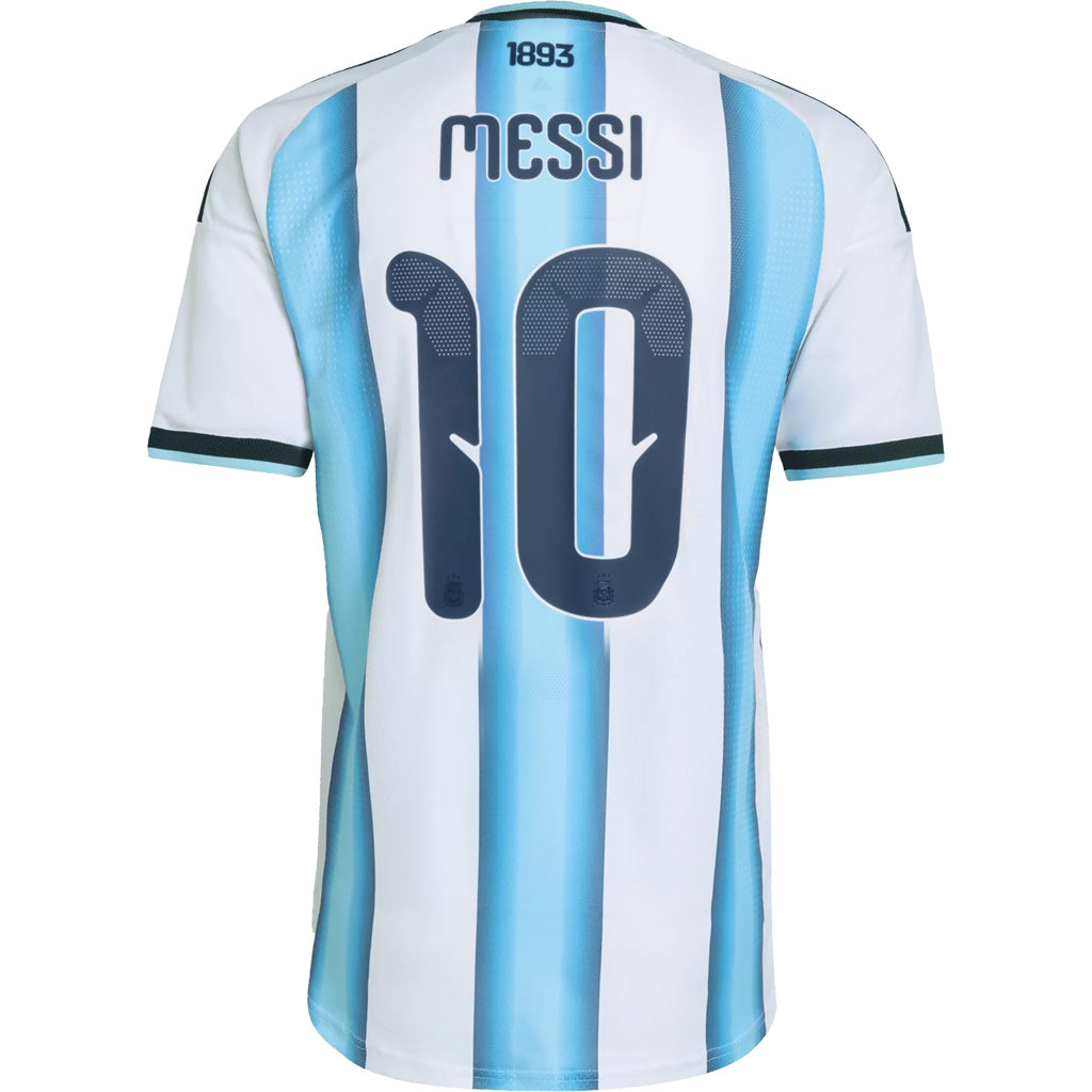 Argentina Lionel Messi adidas 2026 World Cup Home Authentic Jersey Kit - White