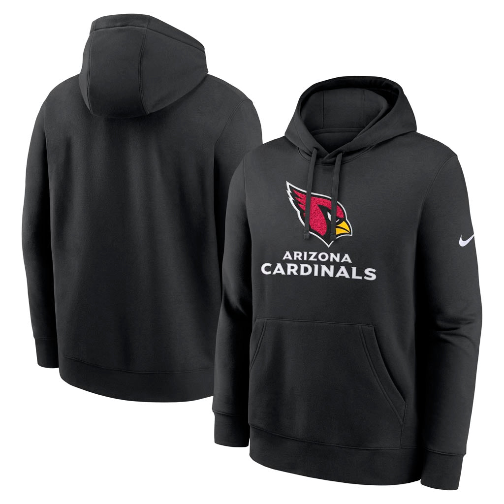 NFL Arizona Cardinals Nike 2025 Rewind Club Pullover Hoodie - Black