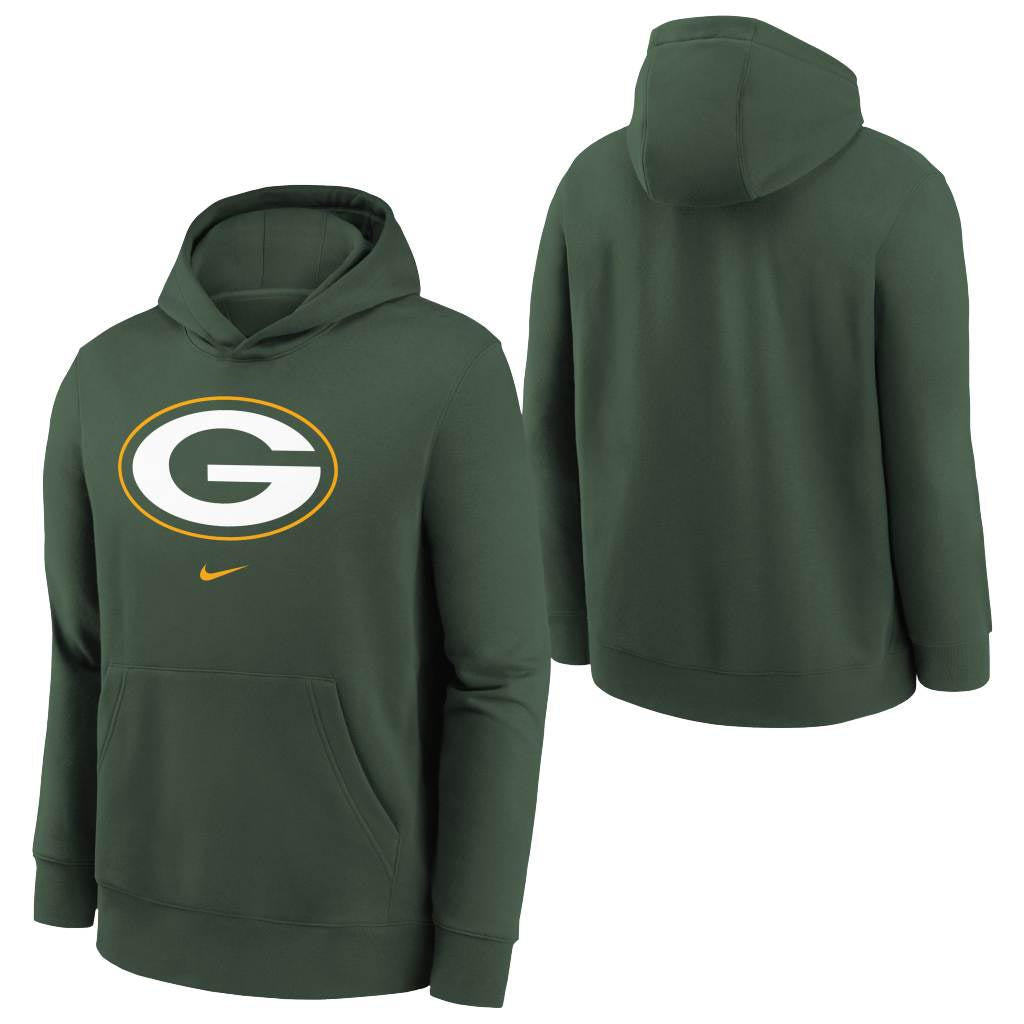 NFL Green Bay Packers Youth Nike Club Pullover Hoodie - Green