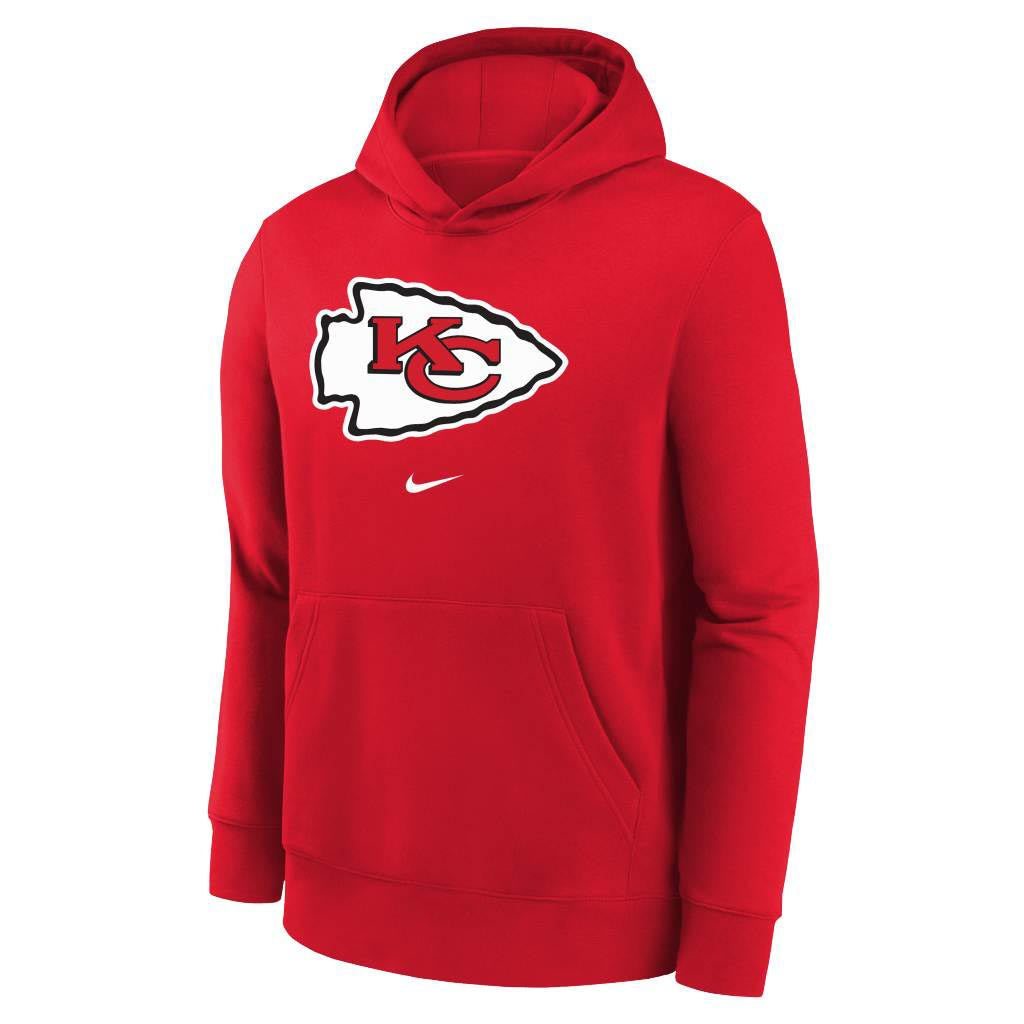 NFL Kansas City Chiefs Youth Nike Club Pullover Hoodie - Red