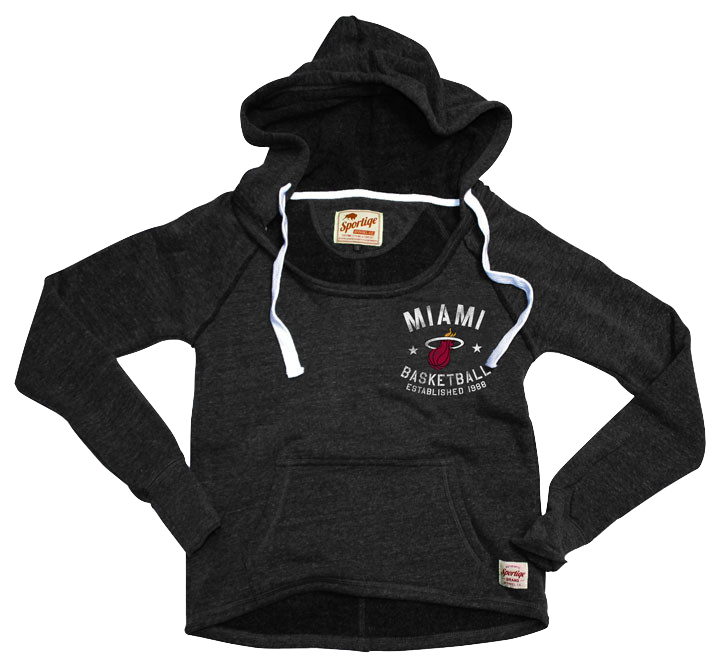 Sportiqe Miami HEAT Ladies Port Hoodie