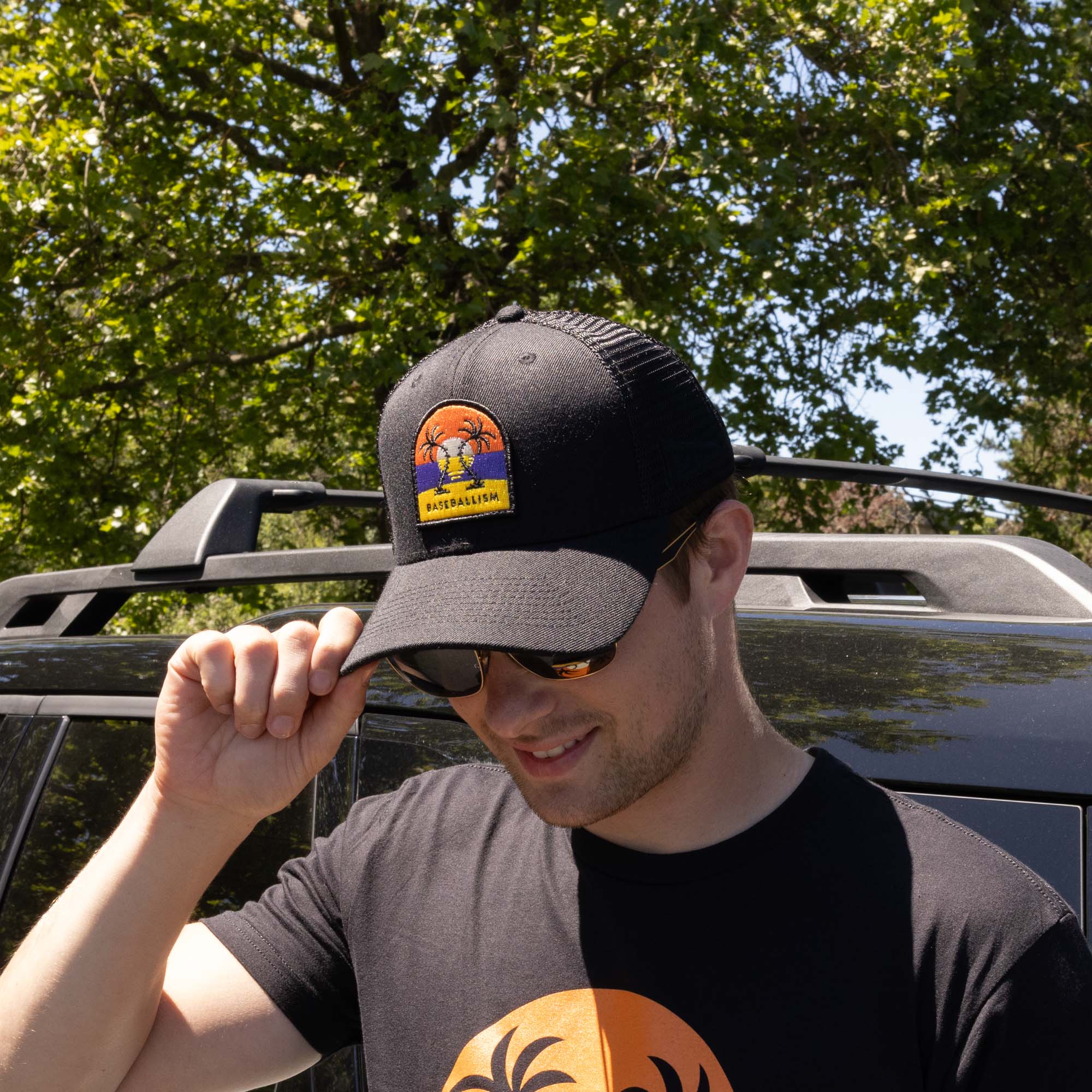 Two Seams Sunset Trucker Cap