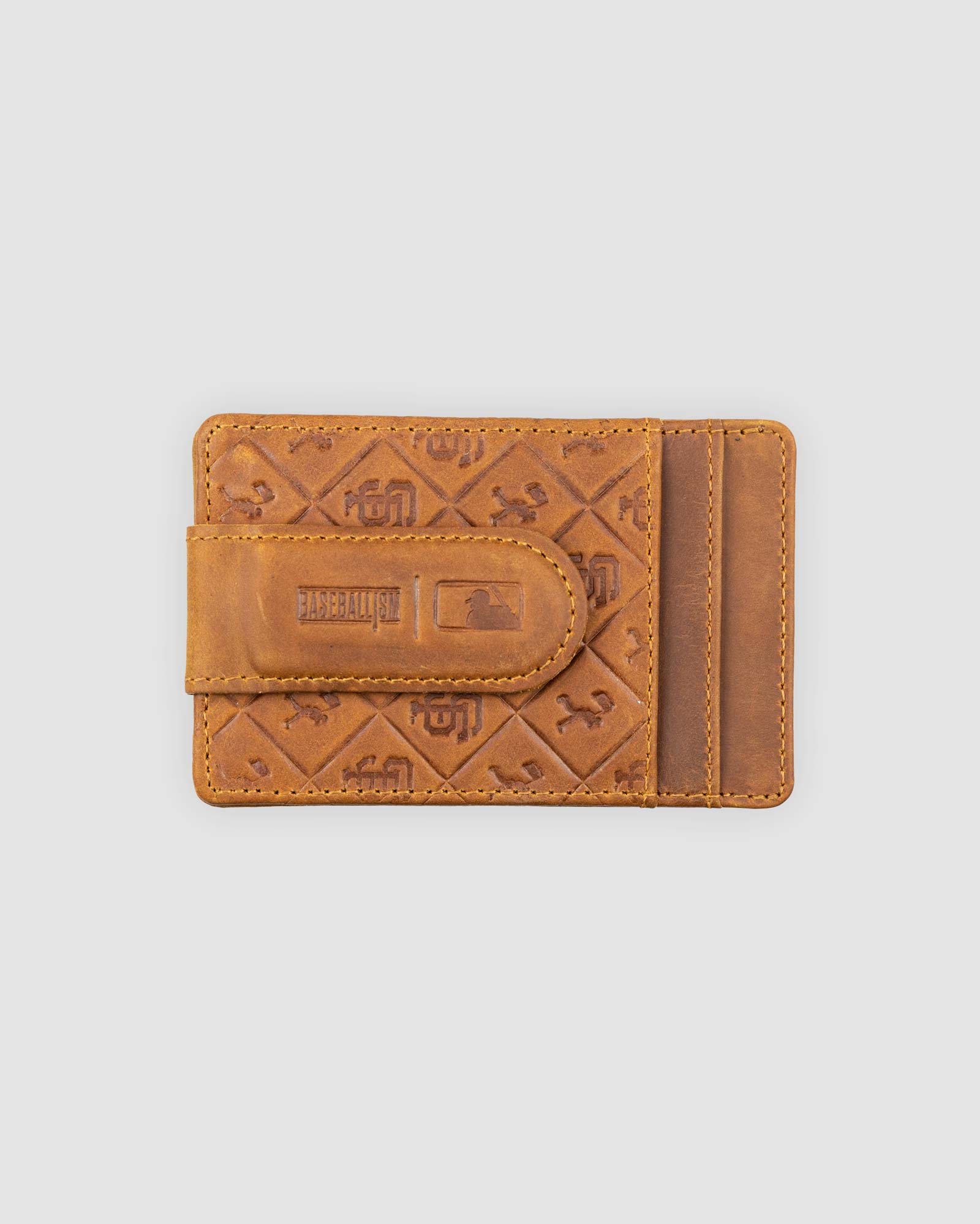 Flag Man Glove Leather Money Clip Wallet - San Francisco Giants