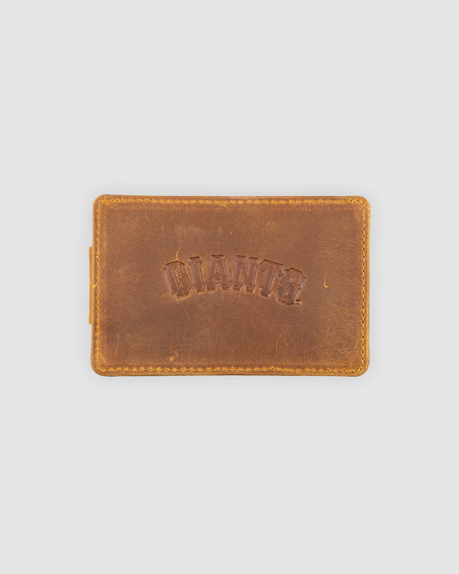 Flag Man Glove Leather Money Clip Wallet - San Francisco Giants