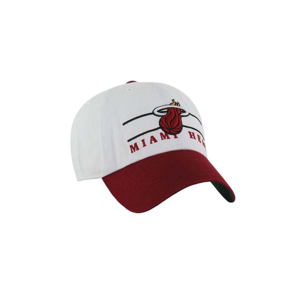 '47 Brand Miami HEAT Double Header Cleanup Dad Hat
