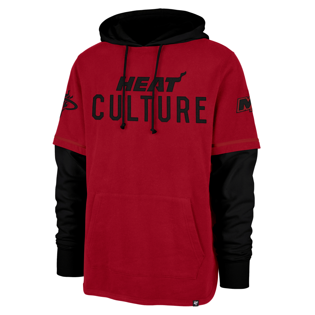 '47 Brand HEAT Culture: Blood Red Shortstop Hoodie