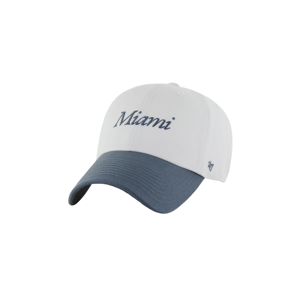 '47 Brand Miami HEAT Cream Cleanup Dad Hat