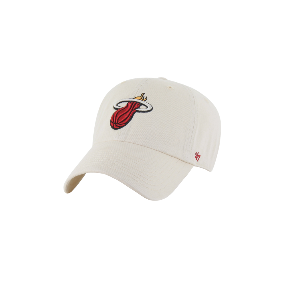 '47 Brand Miami HEAT Cream Logo Dad Hat